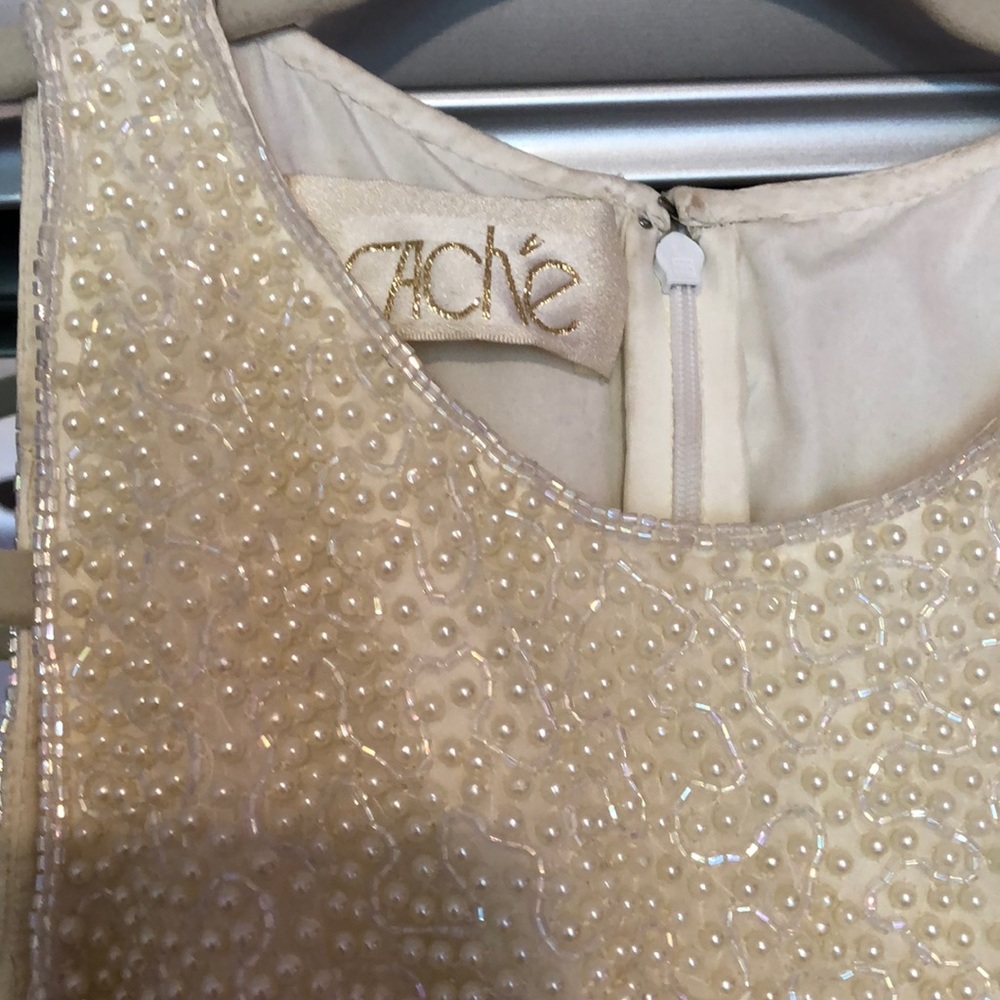 Pearled and beaded formal dress - Picture 7 of 7